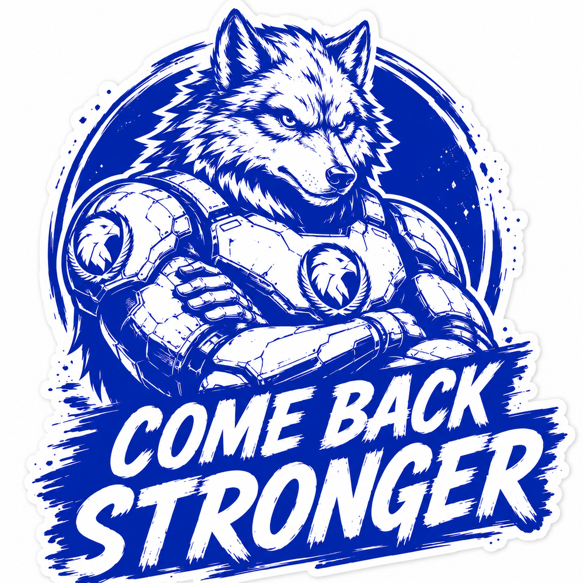 AQUAFORCE Animal Edition stickers, COME BACK STRONGER.