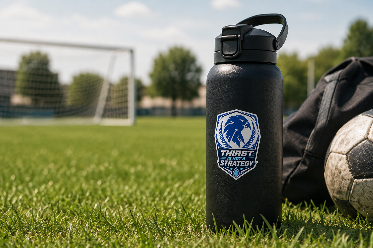 AQUAFORCE stickers, THIRST IS NOT A STRATEGY.